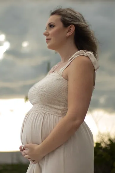 Maternity Family Photos session on the Gulf Coast