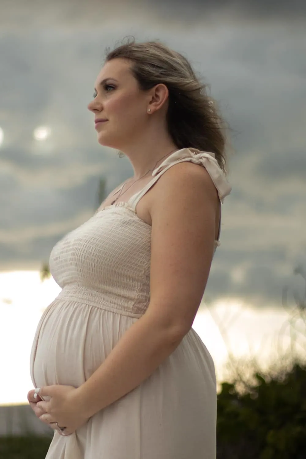 Maternity Family Photos session on the Gulf Coast