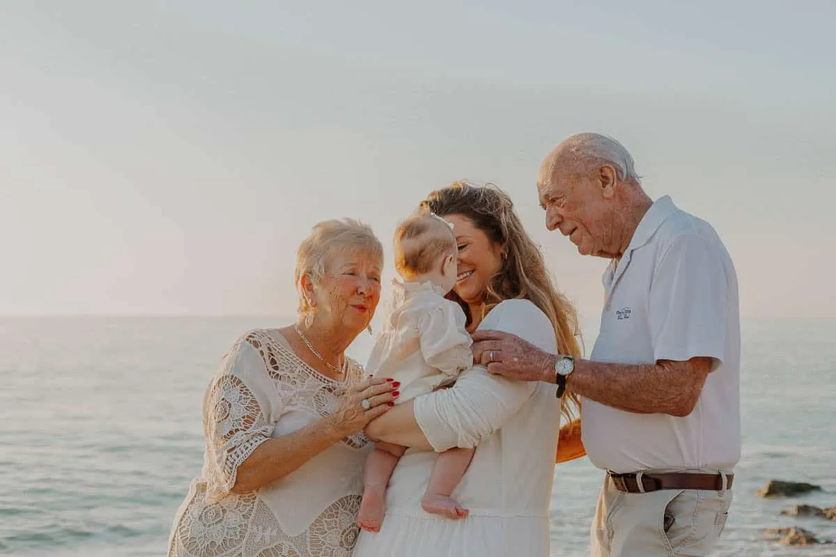 Family photo session with Flamingo Photographers on Florida’s Gulf Coast