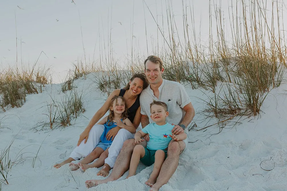 Milestone Family Photos session on the Gulf Coast