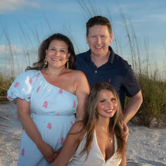 Family photo session in Cortez, Florida